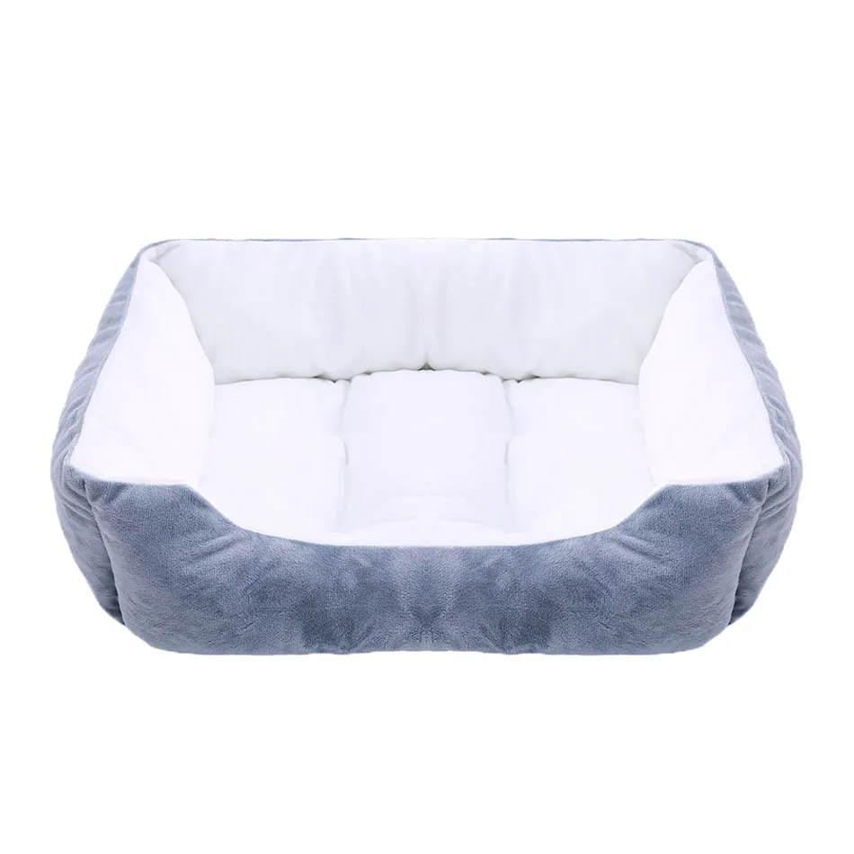 Bed for Dog Cat Pet Square Plush Kennel Medium Small Dog Sofa Bed Cushion Pet Calming Dog Bed House Pet Supplies Winter Bed for Dog Cat Pet Square Plush Kennel Medium Small Dog Sofa Bed Cushion Pet Calming Dog Bed House Pet Supplies Winter