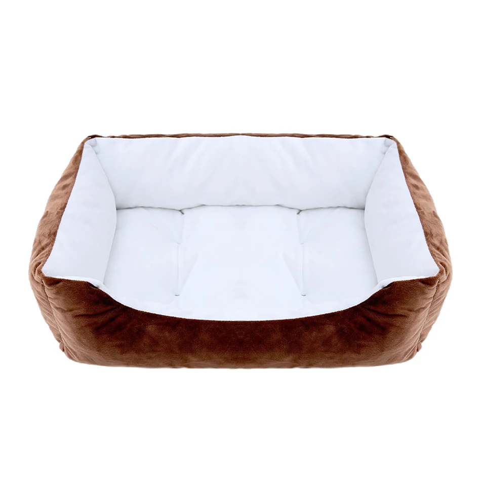 Bed for Dog Cat Pet Square Plush Kennel Medium Small Dog Sofa Bed Cushion Pet Calming Dog Bed House Pet Supplies Winter Bed for Dog Cat Pet Square Plush Kennel Medium Small Dog Sofa Bed Cushion Pet Calming Dog Bed House Pet Supplies Winter