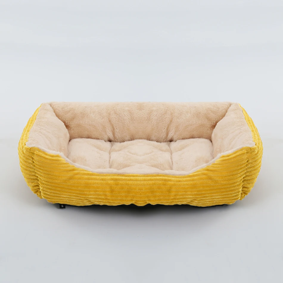 Bed for Dog Cat Pet Square Plush Kennel Medium Small Dog Sofa Bed Cushion Pet Calming Dog Bed House Pet Supplies Winter Bed for Dog Cat Pet Square Plush Kennel Medium Small Dog Sofa Bed Cushion Pet Calming Dog Bed House Pet Supplies Winter