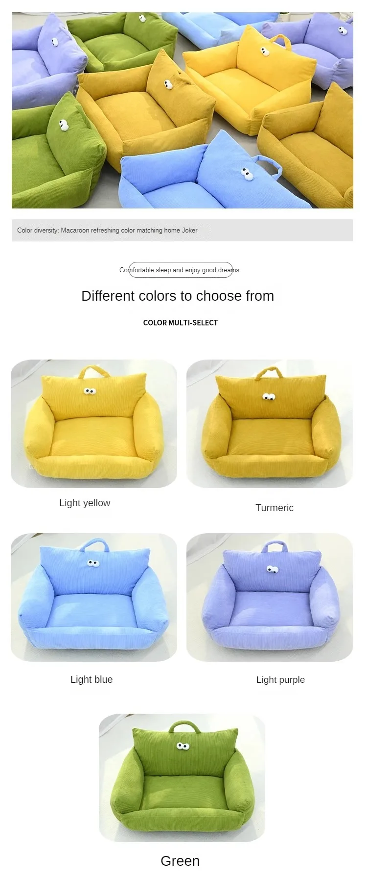 Puppy special sofa kennel winter warm pet Internet celebrity cat nest small dog dog sleeping mat cushion winter bed Puppy special sofa kennel winter warm pet Internet celebrity cat nest small dog dog sleeping mat cushion winter bed