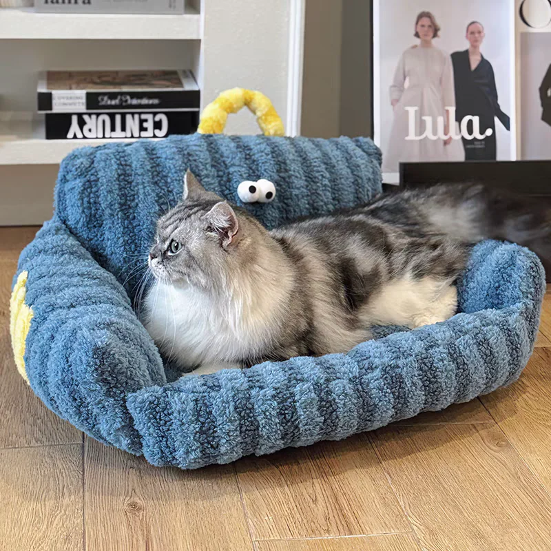 Puppy special sofa kennel winter warm pet Internet celebrity cat nest small dog dog sleeping mat cushion winter bed Puppy special sofa kennel winter warm pet Internet celebrity cat nest small dog dog sleeping mat cushion winter bed