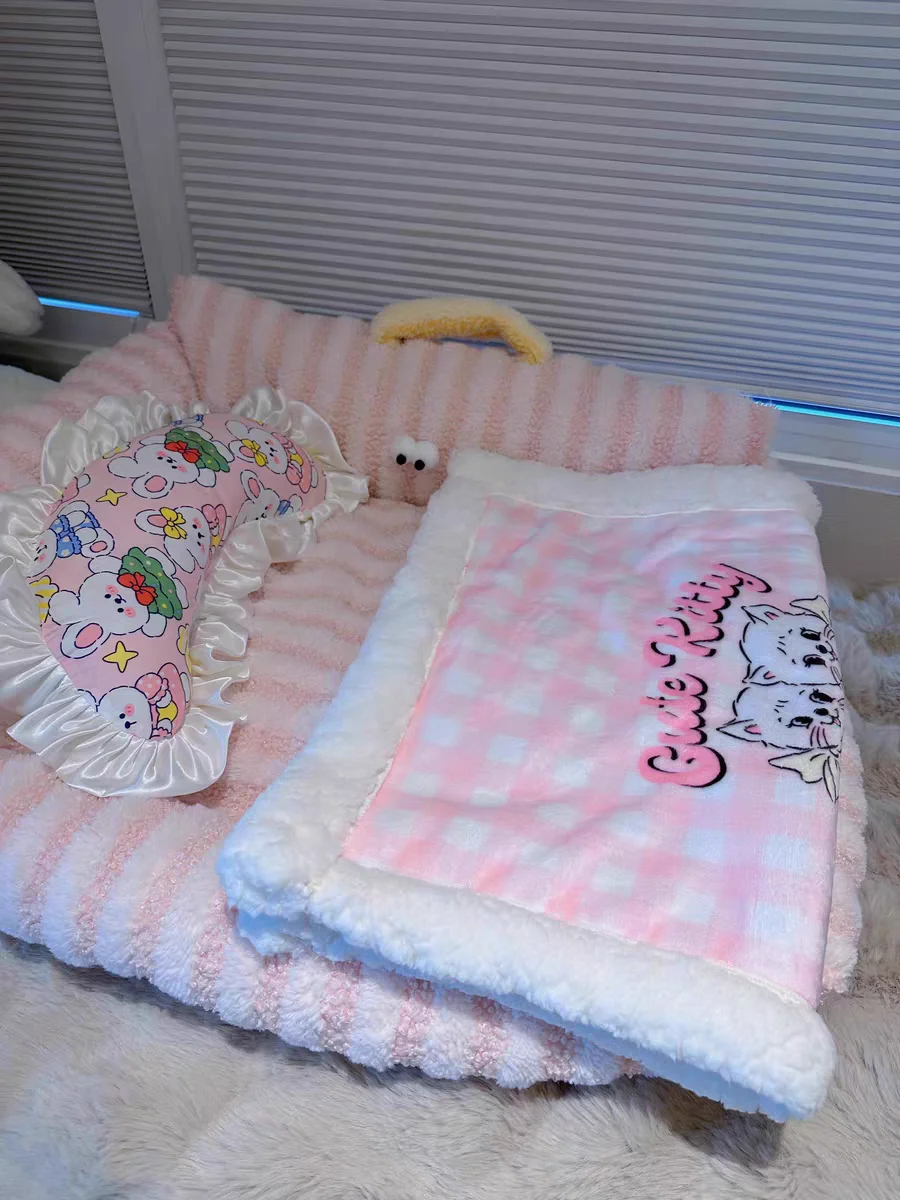 Puppy special sofa kennel winter warm pet Internet celebrity cat nest small dog dog sleeping mat cushion winter bed Puppy special sofa kennel winter warm pet Internet celebrity cat nest small dog dog sleeping mat cushion winter bed