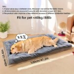 120cm Warm Dog Sofa Bed Winter Pet Dog Cat Bed Sleeping House Kennel Mat Cat Puppy Mattress Pet House Cushion For Large Dogs - Image 3