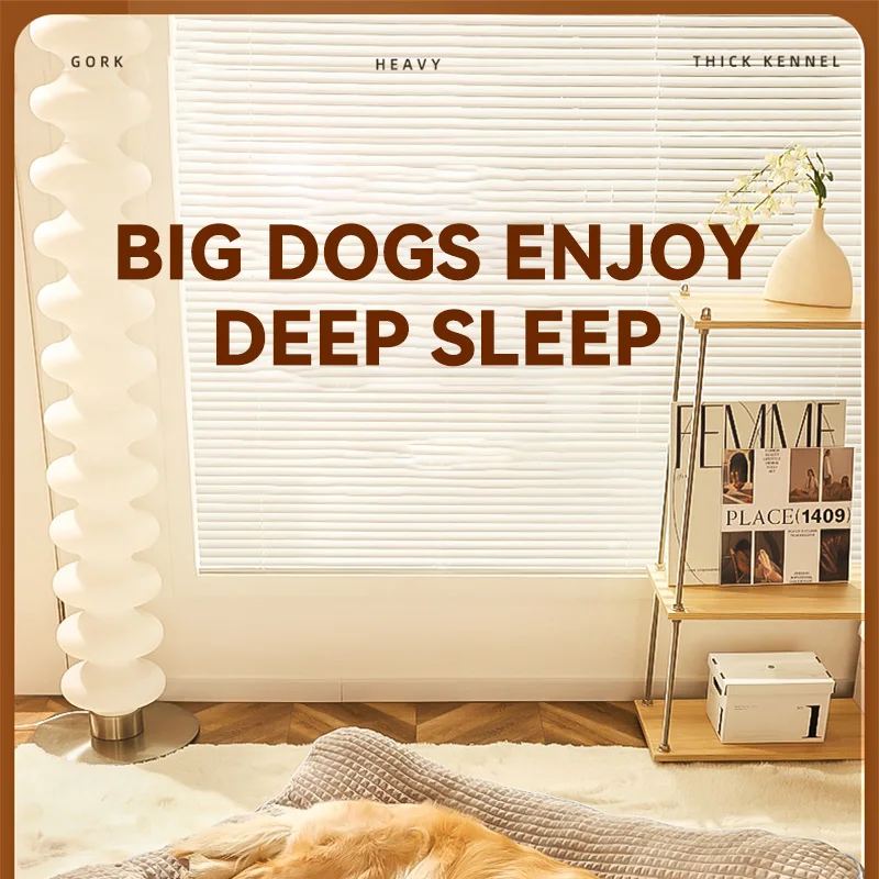 HOOPET Dogs Cats Bed Large Dog Mat Warm Pet Nest Kennel For Small Medium Large Dogs Puppy Kitten Plus Size Sleeping winter