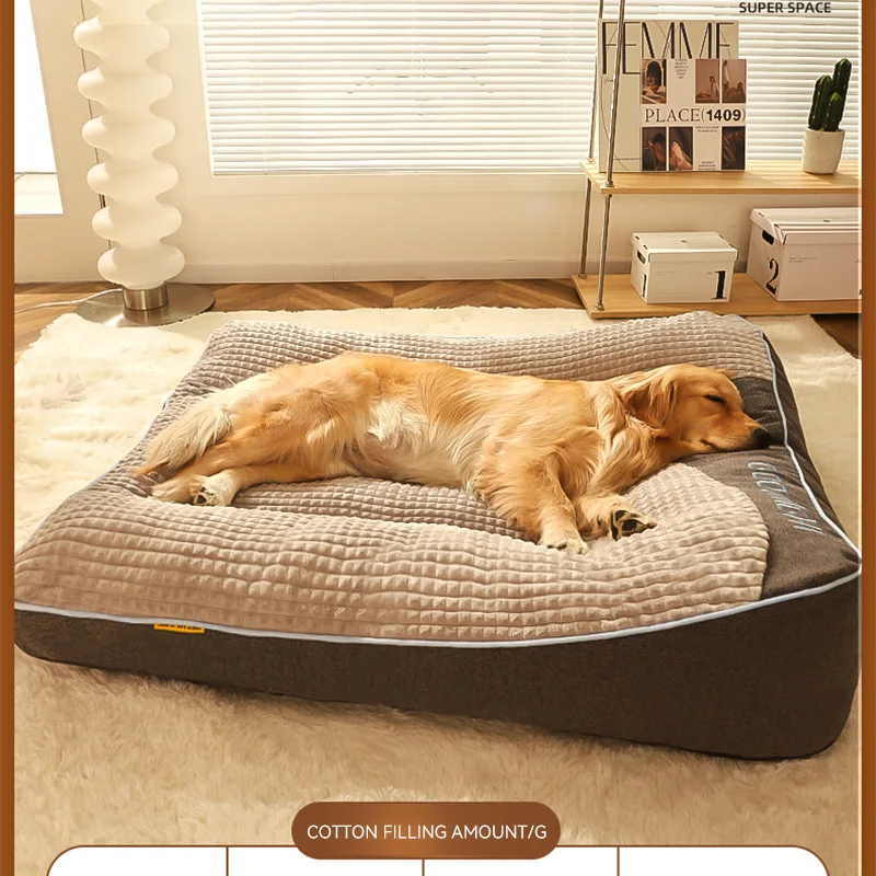 HOOPET Dogs Cats Bed Large Dog Mat Warm Pet Nest Kennel For Small Medium Large Dogs Puppy Kitten Plus Size Sleeping winter
