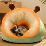 Soft Dog Bed Sofa Winter Warm Plush Pet Kennel for Small Medium Dogs Cats Teddy Sleeping Nest Cozy Puppy Cave House Dog - Image 2