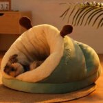 Soft Dog Bed Sofa Winter Warm Plush Pet Kennel for Small Medium Dogs Cats Teddy Sleeping Nest Cozy Puppy Cave House Dog - Image 4