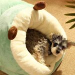 Soft Dog Bed Sofa Winter Warm Plush Pet Kennel for Small Medium Dogs Cats Teddy Sleeping Nest Cozy Puppy Cave House Dog - Image 5