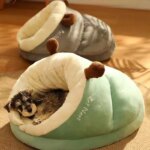 Soft Dog Bed Sofa Winter Warm Plush Pet Kennel for Small Medium Dogs Cats Teddy Sleeping Nest Cozy Puppy Cave House Dog - Image 3