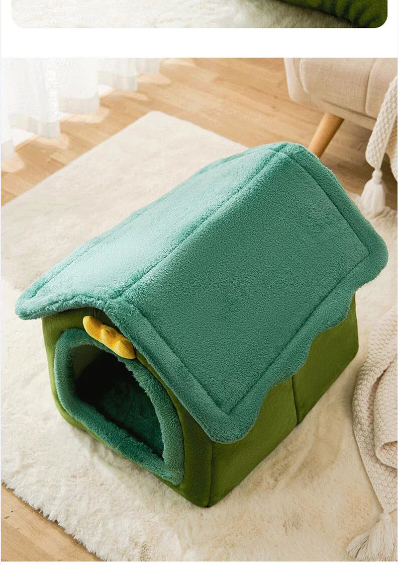 Foldable Dog House Kennel Bed Mat For Small Medium Dogs Cats Winter Warm Cat Bed Nest Pet Products Basket Pets Puppy Cave Sofa Foldable Dog House Kennel Bed Mat For Small Medium Dogs Cats Winter Warm Cat Bed Nest Pet Products Basket Pets Puppy Cave Sofa