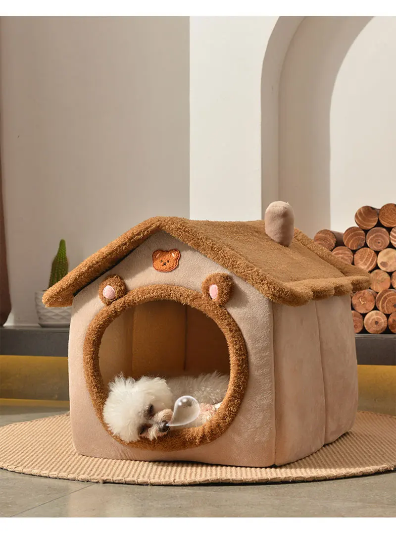 Foldable Dog House Kennel Bed Mat For Small Medium Dogs Cats Winter Warm Cat Bed Nest Pet Products Basket Pets Puppy Cave Sofa Foldable Dog House Kennel Bed Mat For Small Medium Dogs Cats Winter Warm Cat Bed Nest Pet Products Basket Pets Puppy Cave Sofa