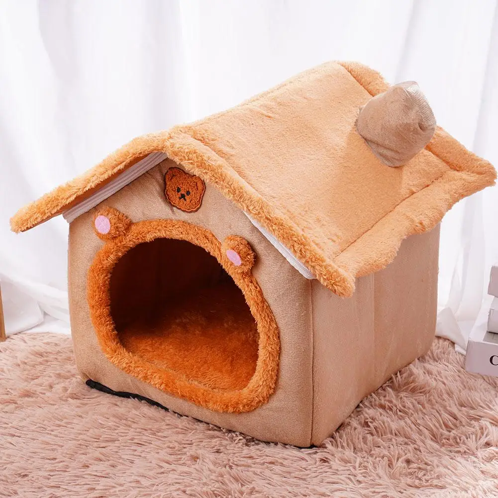 Cats Dog House For Small Medium Dogs Cats Winter Warm Cat Bed Nest Pet Four Seasons Pet Cave Bed Home Supplies 2025 Cats Dog House For Small Medium Dogs Cats Winter Warm Cat Bed Nest Pet Four Seasons Pet Cave Bed Home Supplies 2025