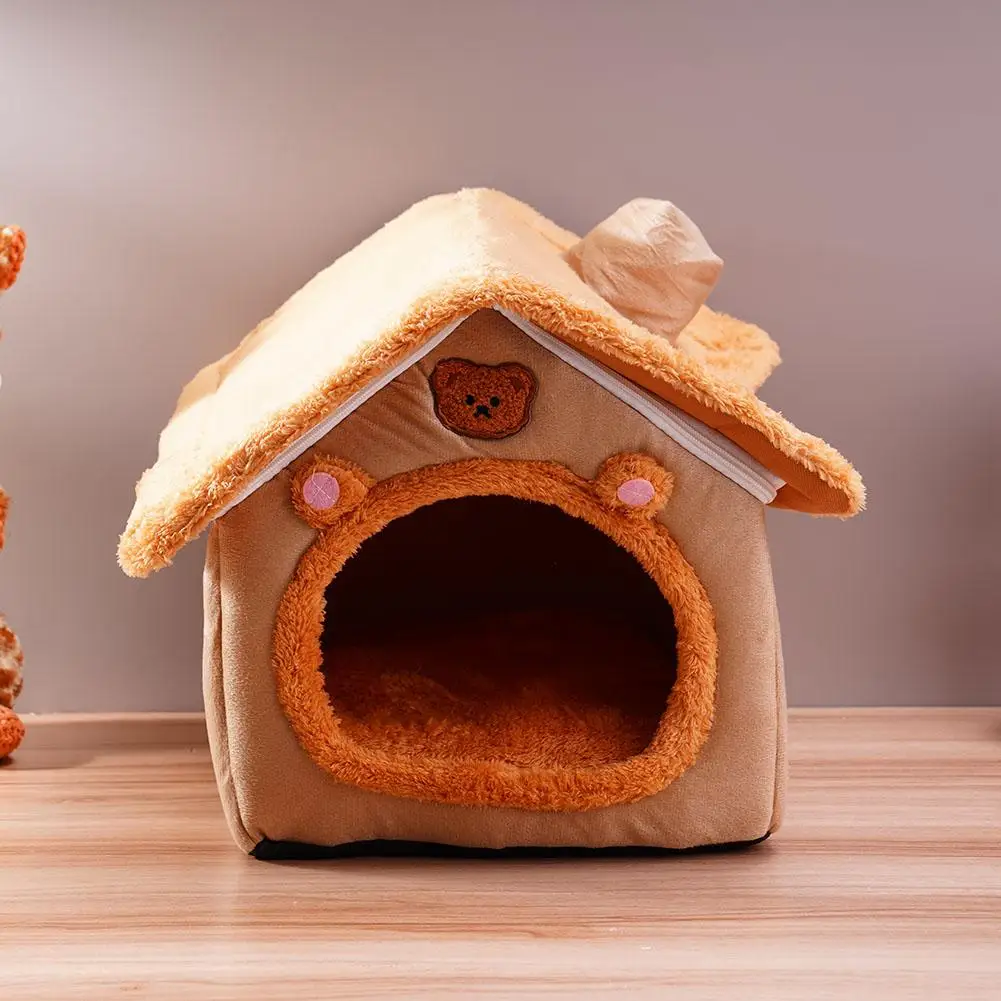 Cats Dog House For Small Medium Dogs Cats Winter Warm Cat Bed Nest Pet Four Seasons Pet Cave Bed Home Supplies 2025 Cats Dog House For Small Medium Dogs Cats Winter Warm Cat Bed Nest Pet Four Seasons Pet Cave Bed Home Supplies 2025