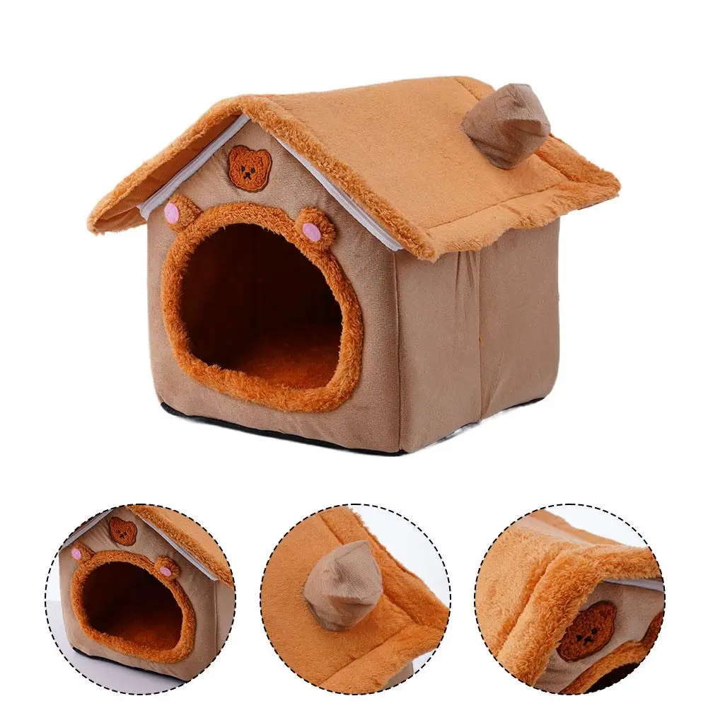 Cats Dog House For Small Medium Dogs Cats Winter Warm Cat Bed Nest Pet Four Seasons Pet Cave Bed Home Supplies 2025 Cats Dog House For Small Medium Dogs Cats Winter Warm Cat Bed Nest Pet Four Seasons Pet Cave Bed Home Supplies 2025