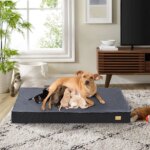 Dog Beds for Large Dogs, Orthopedic Dog Bed for Medium Large Dogs Waterproof Lining, and Non-Slip Bottom, Machine Washable - Image 2