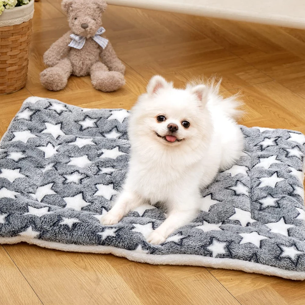 53973-eivpsu.jpg Multi-model pet flannel winter sleeping mat kennel mat blanket pet warm mat suitable for large medium and small pets - Image 1