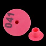 6 Colors 30PCS Sheep Rabbit Goat Pig Ear Tag With The Word Ear Laser Typing Copper Head Earrings Farm Animal Identification Card - Image 6