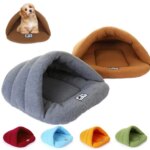 Warm fleece pet sleeping bag pet kennel dog kennel cat kennel rabbit kennel large kennel pet house sleeping mat kennel Pet nest - Image 2
