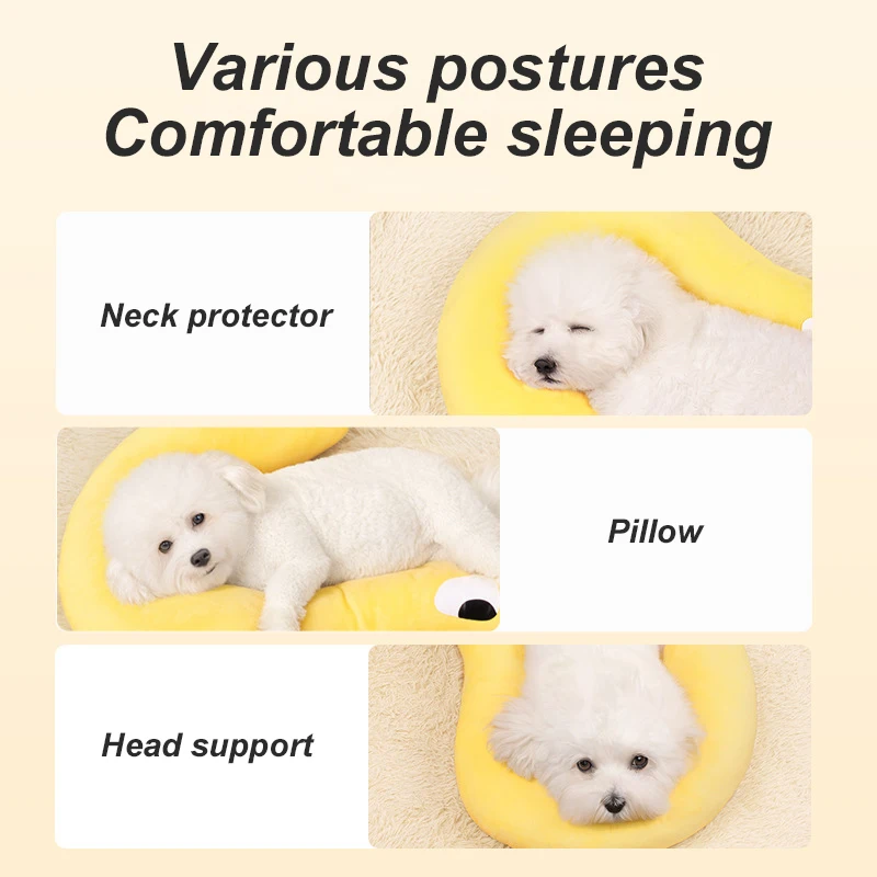 Winter Pet Little Pillow U-Shaped Neck Protector Deep Sleep for Puppy Kitten Pillow Dogs Cats Headrest Sleep Pillow Pet Supplies Winter Pet Little Pillow U-Shaped Neck Protector Deep Sleep for Puppy Kitten Pillow Dogs Cats Headrest Sleep Pillow Pet Supplies