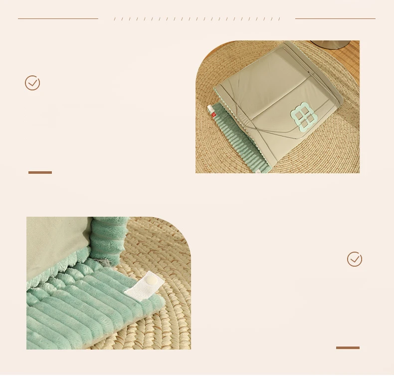 HOOPET Closed Dog House Winter Windproof Nest for Dogs Cats with Door Curtain Outdoor Portable Cat Tent Dog Villa Sleep Kennel