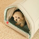 HOOPET  Closed Dog House Winter Windproof Nest for Dogs Cats with Door Curtain Outdoor Portable Cat Tent  Dog Villa Sleep Kennel - Image 4
