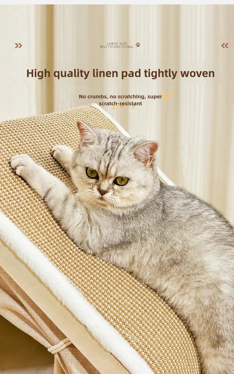 Cat nest Winter warm cat villa Cat house shell semi-enclosed sleeping bag cat scratching board does not drop scraps sisal cat te Cat nest Winter warm cat villa Cat house shell semi-enclosed sleeping bag cat scratching board does not drop scraps sisal cat te