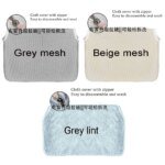 Breathable Mesh Fabric Or Lint Cloth with zipper For Cat Hammock Window Hanging Bed 52x30cm 45x30cm No frame No Cups