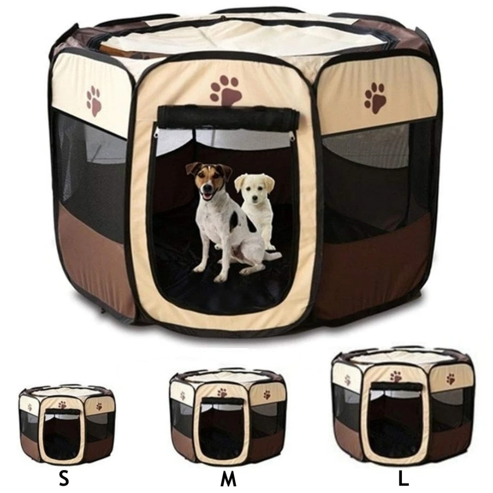 55719-rtqkzc.jpg S/M/L Cat Delivery Room Detachable Summer Pet Tent Outdoor Dog Bed Folding Dog Fance Cat Nest Dog Enclosure Cage for Cats Dogs - Image 1
