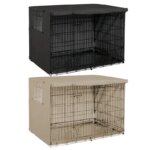 Pet Cage Cover Oxford Pet Crate Cover Pet Crate Cover Windproof Dog Kennel Cover Waterproof Dog Cat Cage Cover For Indoor