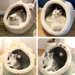 Washable pet lounger cushions, cat mat beds, warm and soft baskets, cozy warm cat kennels, house tents, small pet dogs, winter