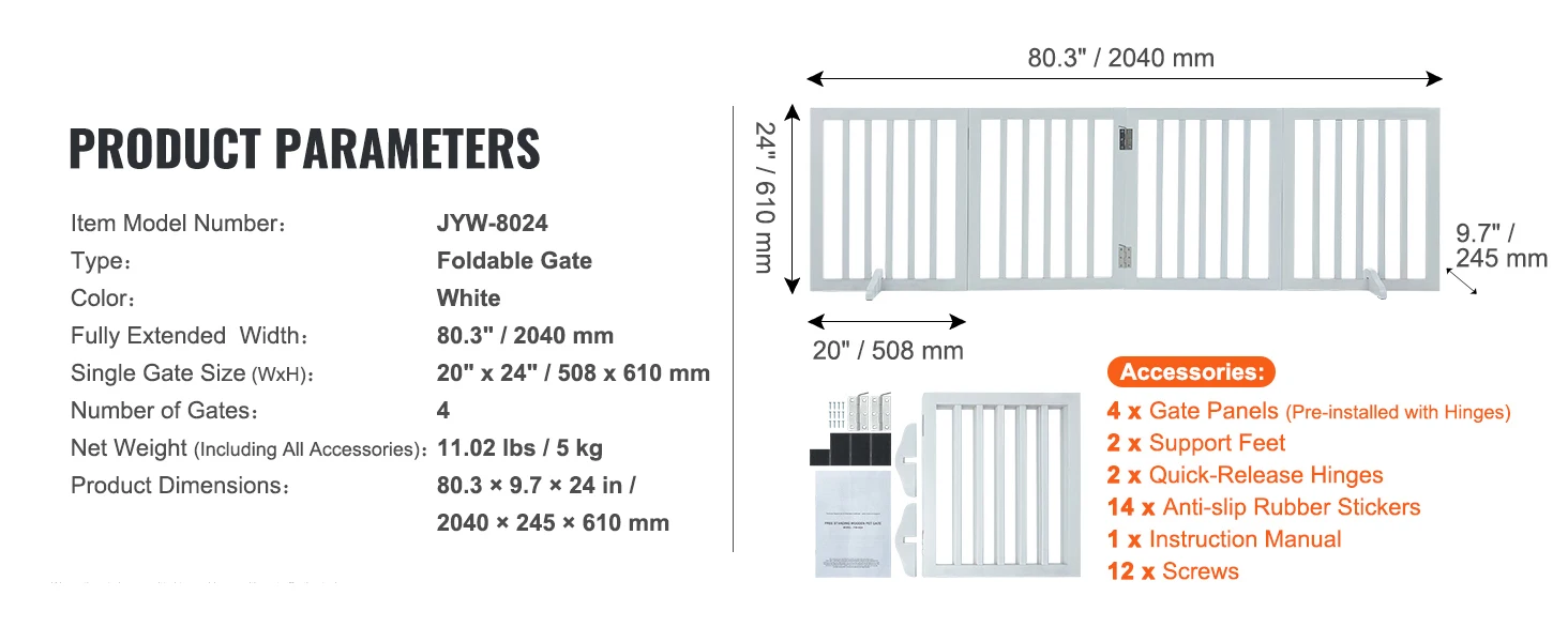 SucceBuy Free Standing Dog Gate Freestanding Pet Gate 3 Panels Foldable Dog Gate for Narrow Passageways Expandable Dog Barrier SucceBuy Free Standing Dog Gate Freestanding Pet Gate 3 Panels Foldable Dog Gate for Narrow Passageways Expandable Dog Barrier