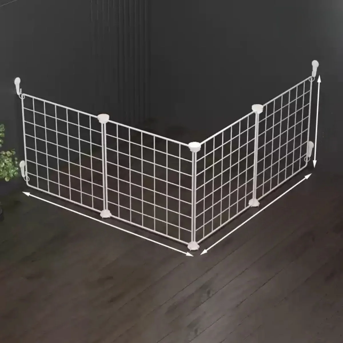 56053-9hsipk.jpg Puppy Fence Home Indoor Anti-Jailbreak Corgi Dog Fence Puppy Training Isolation Net - Image 1