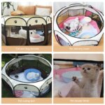 Pet nest pet dog cat delivery room foldable cat nest pet fence tent octagonal cage pet supplies - Image 2