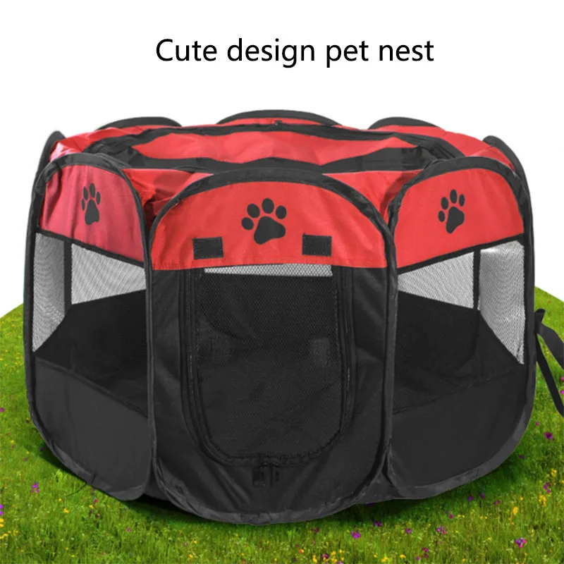 Pet nest pet dog cat delivery room foldable cat nest pet fence tent octagonal cage pet supplies Pet nest pet dog cat delivery room foldable cat nest pet fence tent octagonal cage pet supplies
