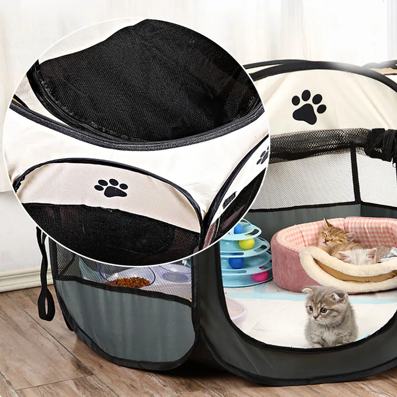 Pet nest pet dog cat delivery room foldable cat nest pet fence tent octagonal cage pet supplies Pet nest pet dog cat delivery room foldable cat nest pet fence tent octagonal cage pet supplies