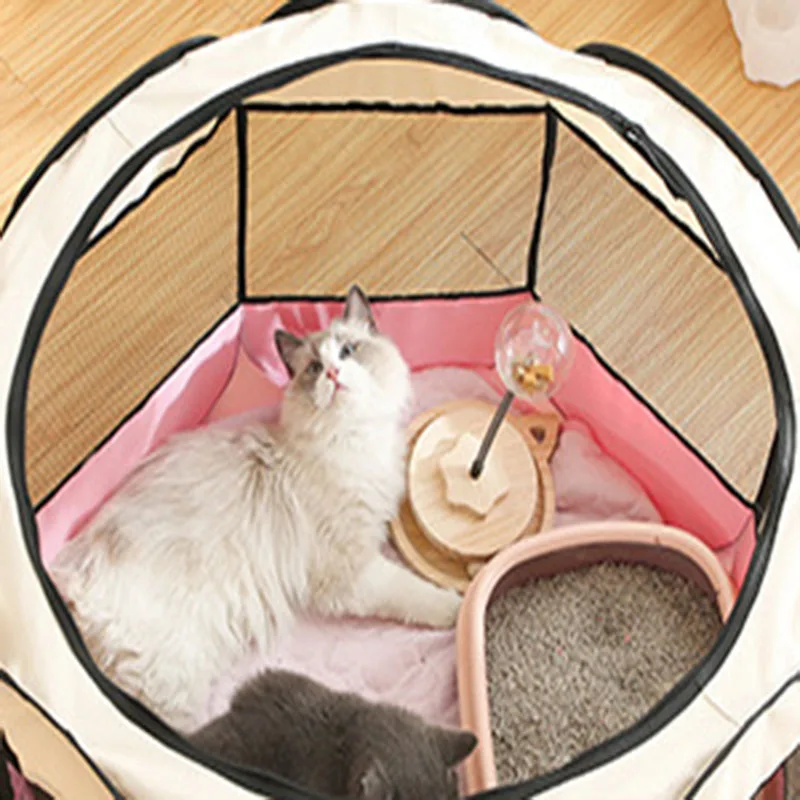Pet nest pet dog cat delivery room foldable cat nest pet fence tent octagonal cage pet supplies Pet nest pet dog cat delivery room foldable cat nest pet fence tent octagonal cage pet supplies