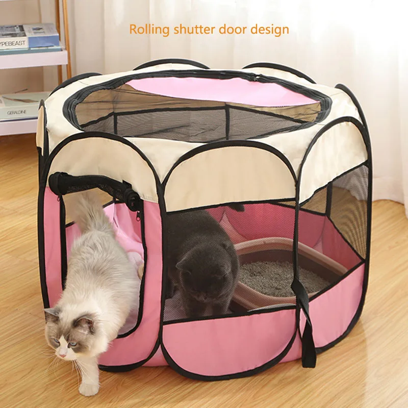 Pet nest pet dog cat delivery room foldable cat nest pet fence tent octagonal cage pet supplies Pet nest pet dog cat delivery room foldable cat nest pet fence tent octagonal cage pet supplies