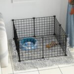 Dog cage Wire mesh fence indoor teddy animal escape barrier - Image 2