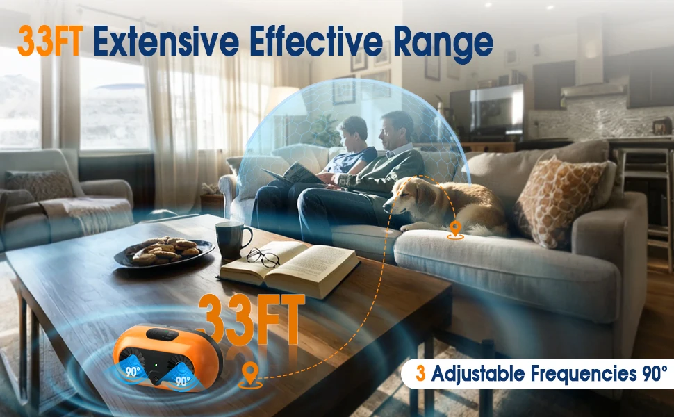 Auto Bark Deterrent Devices with 3 Modes,Anti Barking Devices, Rechargeable Dog Barking Silencer Sonic Barking Deterrent Indoor Auto Bark Deterrent Devices with 3 Modes,Anti Barking Devices, Rechargeable Dog Barking Silencer Sonic Barking Deterrent Indoor