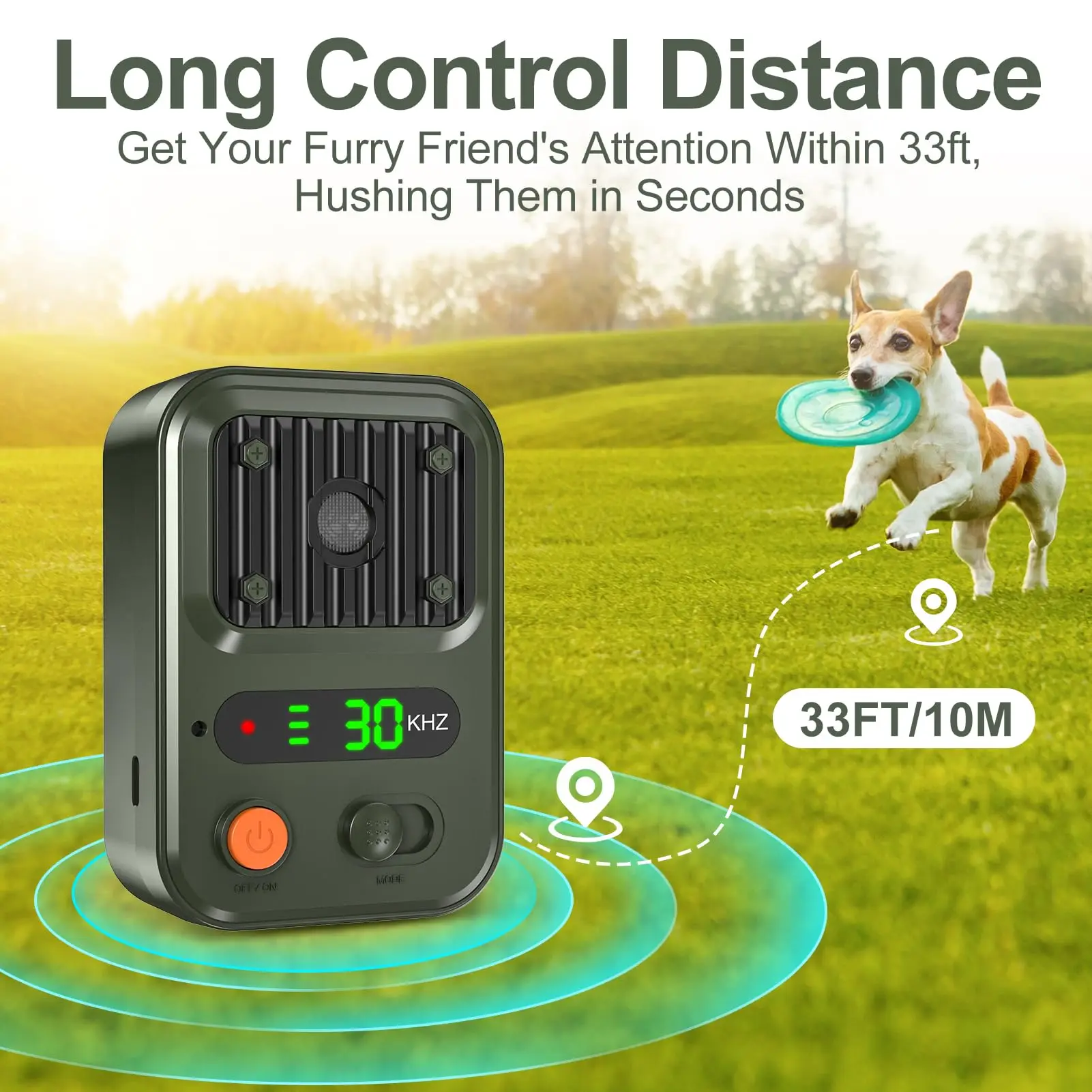 Auto Bark Deterrent Devices with 3 Modes,Anti Barking Devices, Rechargeable Dog Barking Silencer Sonic Barking Deterrent Indoor Auto Bark Deterrent Devices with 3 Modes,Anti Barking Devices, Rechargeable Dog Barking Silencer Sonic Barking Deterrent Indoor