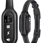 Electric Dog Training Collar Digital Rechargeable Remote Control Waterproof Vibrator Pet Dog Bark Stop Shock Collar for Dogs