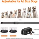 Electric Dog Training Collar Digital Rechargeable Remote Control Waterproof Vibrator Pet Dog Bark Stop Shock Collar for Dogs - Image 6