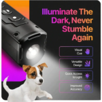Dog Repeller ​Ultrasonic Dog Training Device Rechargeable Anti Barking Device 65ft Range with LED Flashlight for All Dogs​ - Image 2