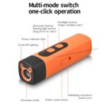 New Pet Dog Repeller Ultrasonic Dog Training Device Rechargeable Anti Dog Bark Stop-Barking Deterrent Device With LED Flashlight - Image 6