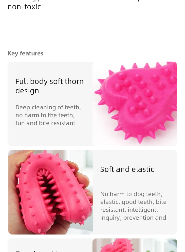 1PC Pet Chew Toy Soft Rubber Bite-resistance Bone Shape Teeth Grinding Chewing Toys for Small Dogs Training Pet Supplies 1PC Pet Chew Toy Soft Rubber Bite-resistance Bone Shape Teeth Grinding Chewing Toys for Small Dogs Training Pet Supplies