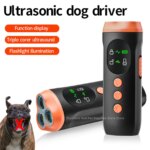 New portable outdoor dog repellent, high-power intelligent cat repellent, anti barking ultrasonic dog repellent with flashlight - Image 6
