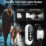 Pet Dog Training Collar 3300ft with IP67 Waterproof Shock Vibration Sound Functions for Behavior Correction Remote controlled - Image 4