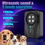 Anti Bark Device 33FT, Upgrade Automatic Dog Barking Deterrent Devices with 4 Speakers, Ultrasonic Anti Dog Barking Device, Indo - Image 2