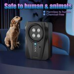 Anti Bark Device 33FT, Upgrade Automatic Dog Barking Deterrent Devices with 4 Speakers, Ultrasonic Anti Dog Barking Device, Indo - Image 3