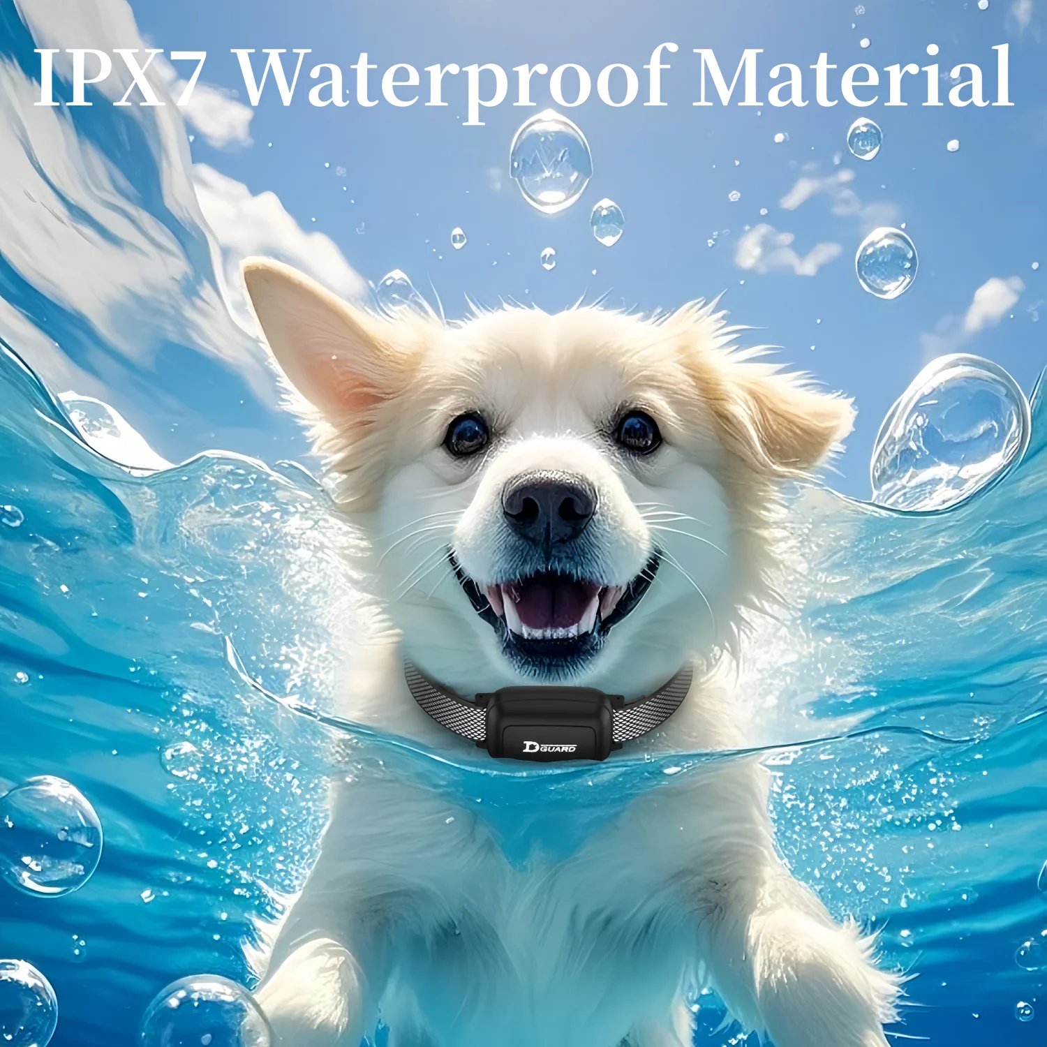 3300Ft Electric Dog Training Collar Detachable Bark Rechargeable Anti Barking Shock Vibration Collar Remote control + automatic